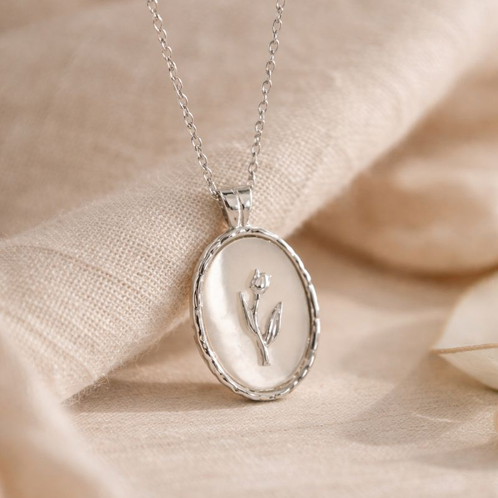 Flora Tulip Pendant Necklace