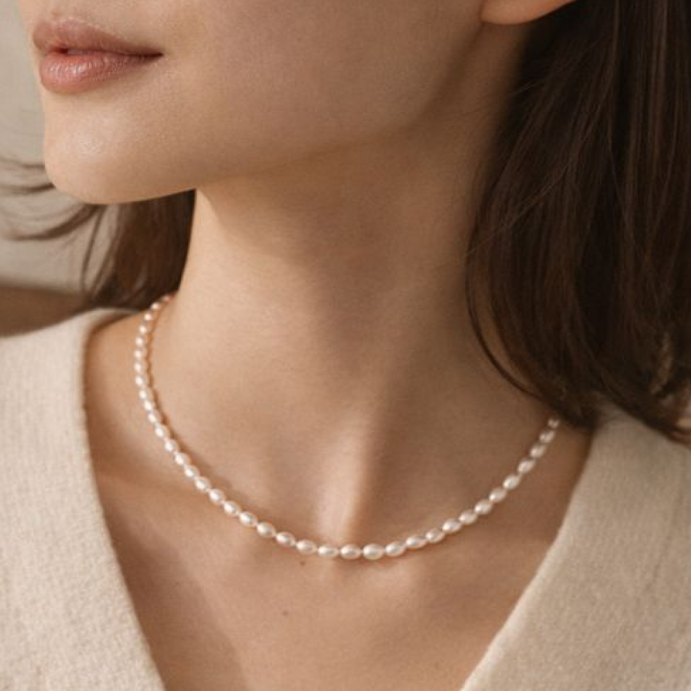 Lustre Pearl Necklace