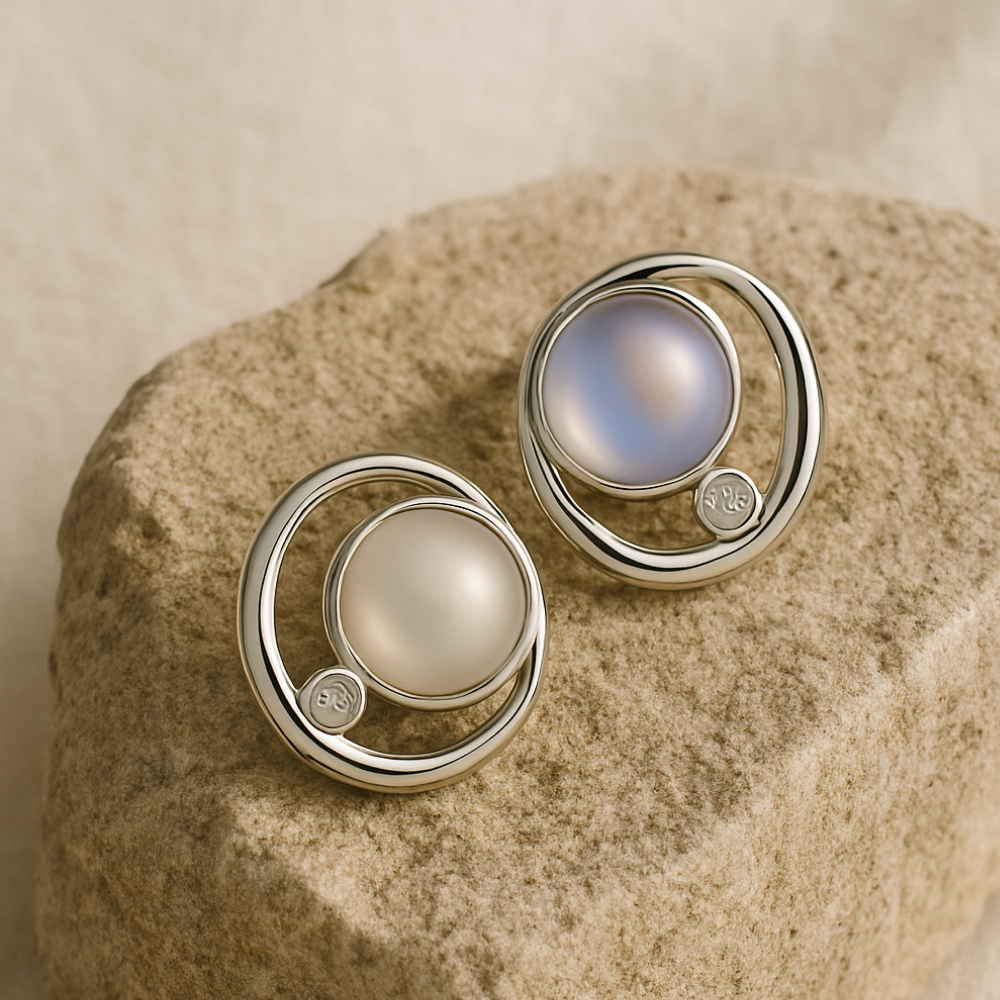 Orbis Opal Earrings